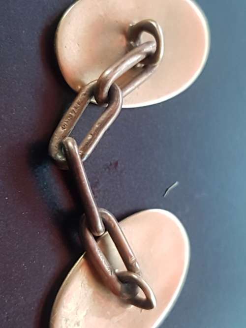 Vintage 9ct gold cufflinks