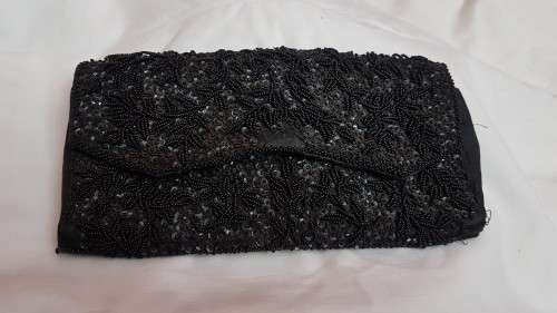 Vintage black evening bag