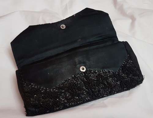 Vintage black evening bag