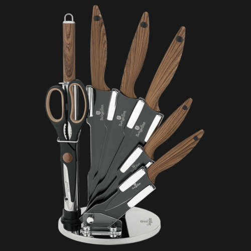 Berlinger Haus BH-2263 8 pcs knife set with stand, Forest Line
