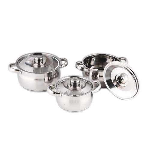 *****   Brand New 6 Piece Stainless Steel Cookware Set ****