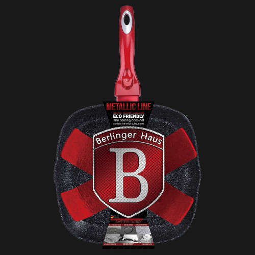 BH-1271 Grill pan 28 cm, Burgundy Metallic Line