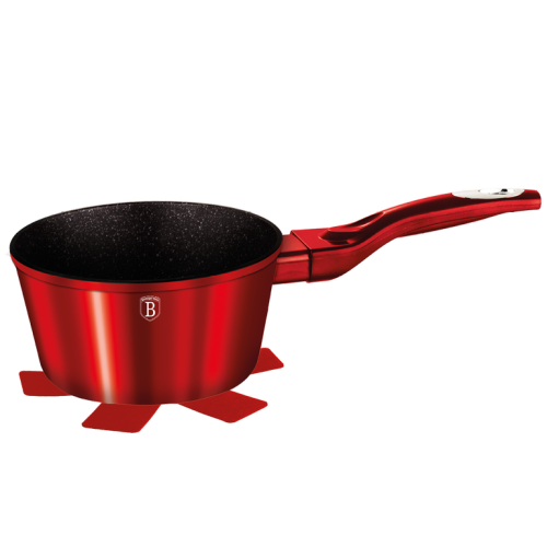 BH-1255 Sauce pan 16 cm, + 1 PROTECTOR LINE Burgundy