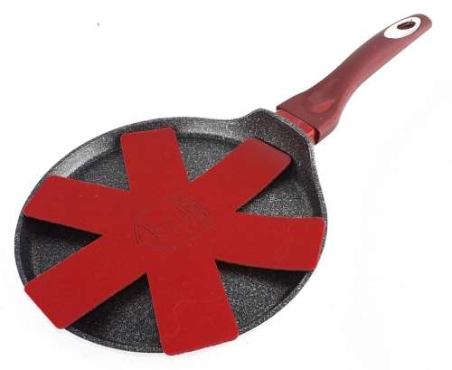 BH-1272 Pancake pan 25 cm, Burgundy Metallic Line