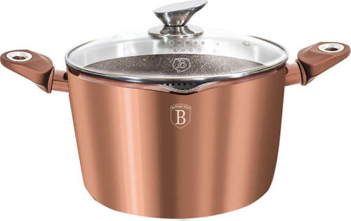 BH-1520 Pasta and rice pot, 24 cm, Rosegold Collection