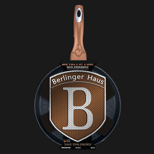 BH-1523 Pancake pan 25 cm, Rosegold Collection