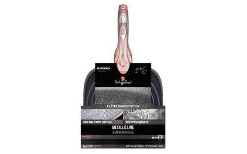 Berlinger Haus  BH-1279  3-Piece Copper Frypan & Griddle Set