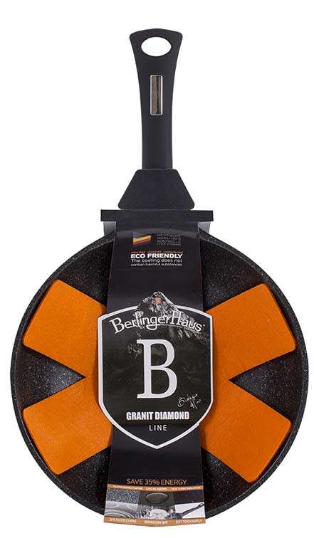 Berlinger Huse BH-1108 Wok 28×9.45 cm , Granit Diamond Line