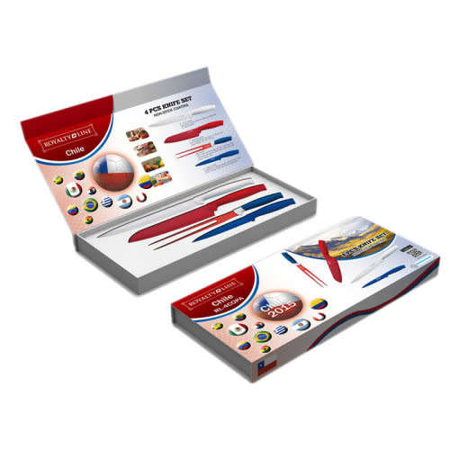 ** ROYALTY LINE SET 4 COLTELLI RIVESTITI RL-4COPA