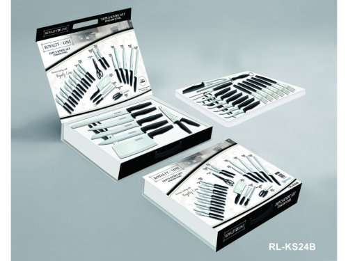 Royalty Line 24 Piece Stainless Steel Knife Set - RL-KS24B