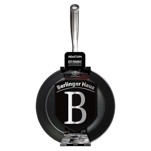 Berlinger Haus Marble Coating Frypan 20cm - Royal Black Collection BH-1671