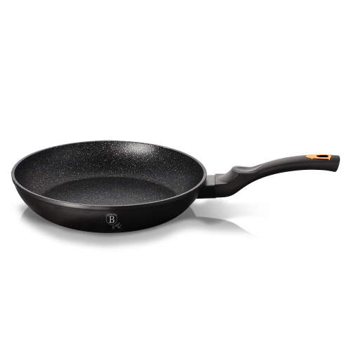 Berlinger Haus 20cm Marble Coating Non-Stick Frypan  Black Rose Gold Collection BH-1633N
