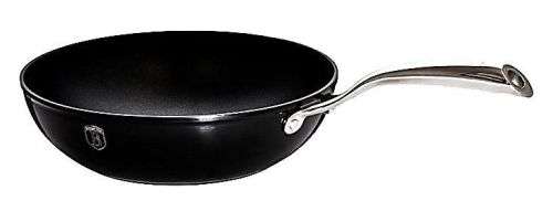 Berlinger Haus Marble Coating Wok 28cm - Royal Black Collection BH-1679