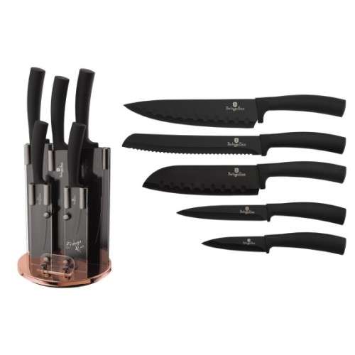 Berlinger Haus 6 knives made of stainless steel ,Metallic Line Rosegold Edition