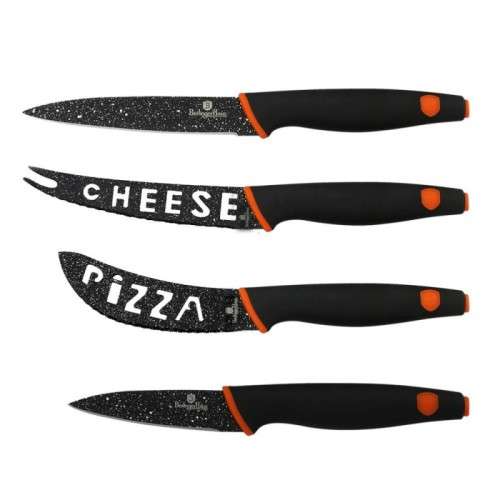 Berlinger Haus 4-Piece Marble Coating Knife Set- Granit Diamond Line