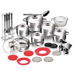 Blaumann Stainless Steel Cookware Set - Gourmet Line (32 Piece)