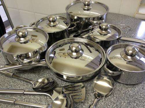 *****NEW ARRIVAL NEW STYLE 18PCS COOKWARE SET*** HEAVY POTS**