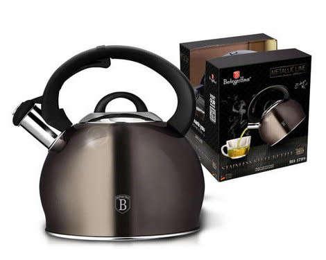 Berlinger Haus 3L Stainless Steel Whistling Kettle - Burgundy Metallic,BH-1836 CHOOSE OTHER COLORS
