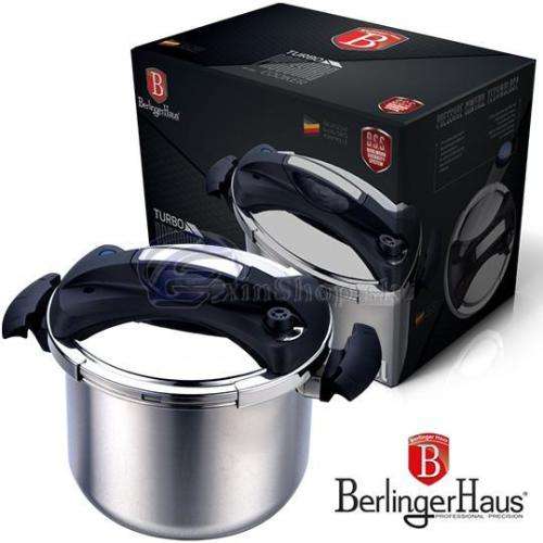 Berlinger Haus 8L Turbo Stainless Steel Pressure Cooker,BH-1081