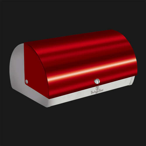 Berlinger Haus 38cm Premium Bread Box - Burgundy Metallic,BH-1345