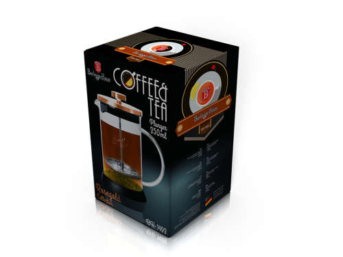 **Berlinger Haus Coffee & Tea Plunger 350ml - Rose Gold, BH-1493