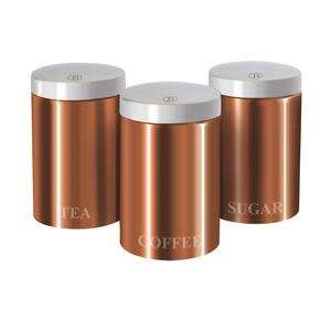 **FREE SHIPPING**Berlinger Haus Canister Set - Rose Gold (3 Piece) BH-1605