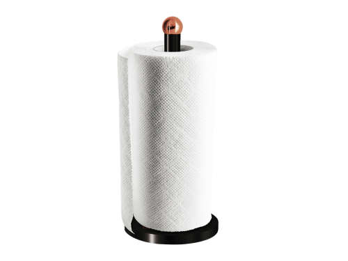 **FREE SHIPPING**Berlinger Haus Kitchen Roll Holder 34cm,Black Rose,BH-1737