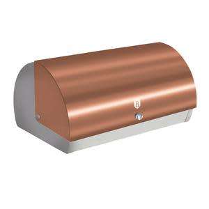 **FREE SHIPPING**Berlinger Haus 38cm Premium Bread Box - Rose Gold Metallic,BH-1914