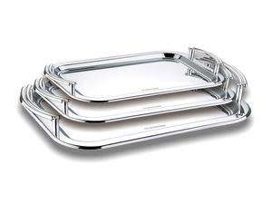 Blaumann Stainless Steel Serving Tray - 3 Piece,BL-3299