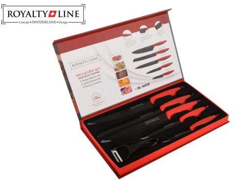 **FREE SHIPPING**Royalty Line 5-Piece Marble Coating Knife Set,RL-NH5R