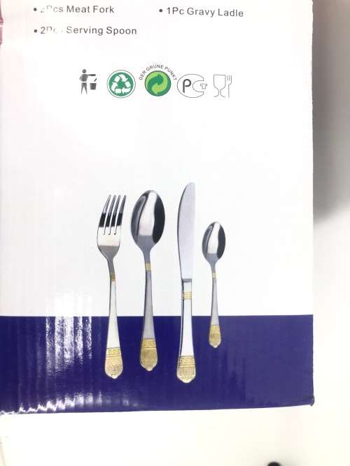 Brand New*** Hoffmayer 18/10 Stainless Steel 72 piece cutlery set** Comes in two Drawers Wooden Box