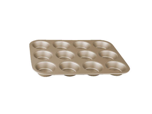 Berlinger Haus Non-Stick Coating Muffin Pan - Bronze (12 Cup),BH-1430