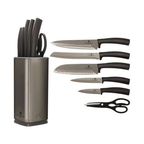BERLINGER HAUS 6-PIECE MARBLE COATING KNIFE SET,BH-2403