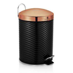 Berlinger Haus 20L Pedal Bin - Black Rose Collection,BH-6265