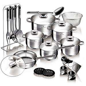 BLAUMANN 27-PIECE STAINLESS STEEL COOKWARE SET GOURMET LINE