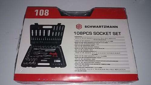 Schwartzmann 108-Piece Hand Tool Set with Storage Box
