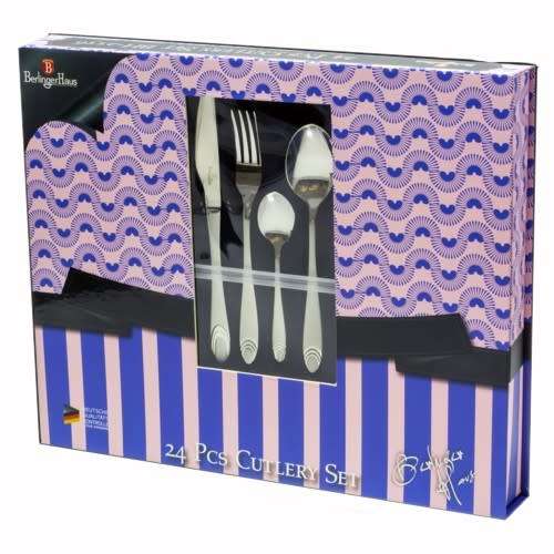 Berlinger Haus 24-Piece Cutlery Set - Satin Finish
