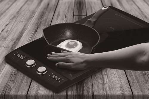 Berlinger Haus 2900w 2-Plate Induction Cooker - Black Rose