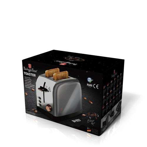 Berlinger Haus Stainless Steel 2-Slice Toaster - Moonlight Collection,BH-9057