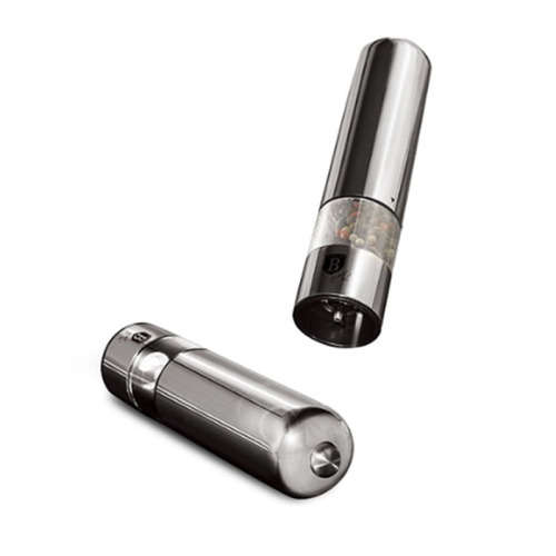 Berlinger Haus 2-Piece Electric Pepper & Salt Mill Set - Carbon Edition,BH-1904