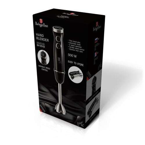 Berlinger Haus 500W Hand Blender - Black Royal Collection,BH-9043