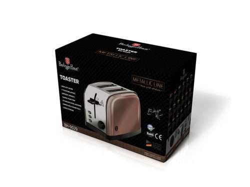 BERLINGER HAUS 2-SLICE TOASTER ROSE GOLD METALLIC,BH-9029