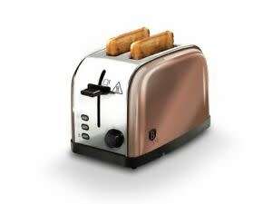 BERLINGER HAUS 2-SLICE TOASTER ROSE GOLD METALLIC,BH-9029
