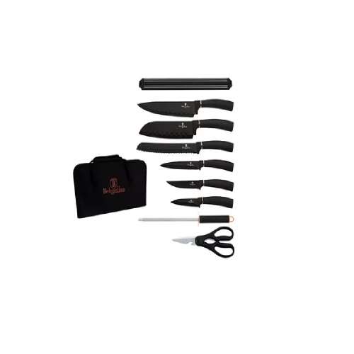 Berlinger Haus 10-Piece Marble Coating Knife Set with Magnetic Hanger, BH-2420
