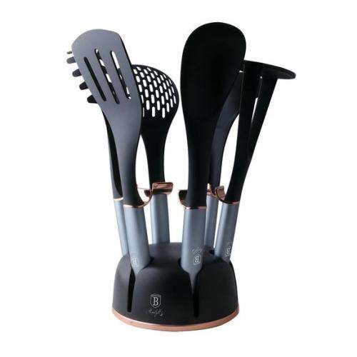 Berlinger Haus 7-Piece Nylon Kitchen Utensil Set - Moonlight Edition