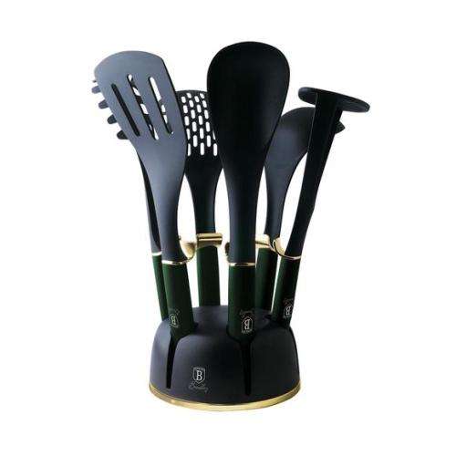 Berlinger Haus 7-Piece Nylon Kitchen Utensil Set - Emerald Collection