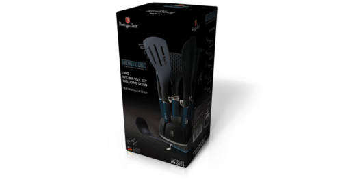 Berlinger Haus 7-Piece Nylon Kitchen Utensil Set - Aquamarine Edition