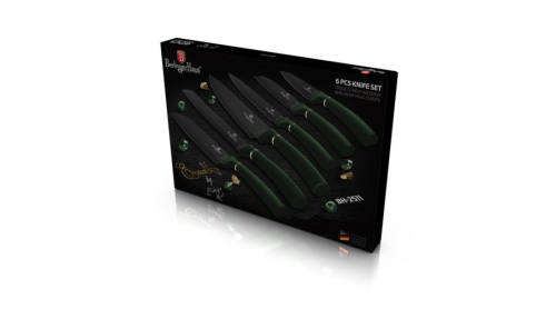 Berlinger Haus 6-Piece Non-Stick Coating Knife Set - Emerald Edition, BH-2511