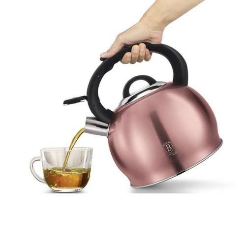 Berlinger Haus 3L Stainless Steel Whistling Kettle - i-Rose Edition,BH-1077