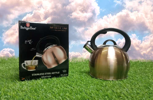 Berlinger Haus 3L Stainless Steel Whistling Kettle - Rose Gold Edition, BH-1075